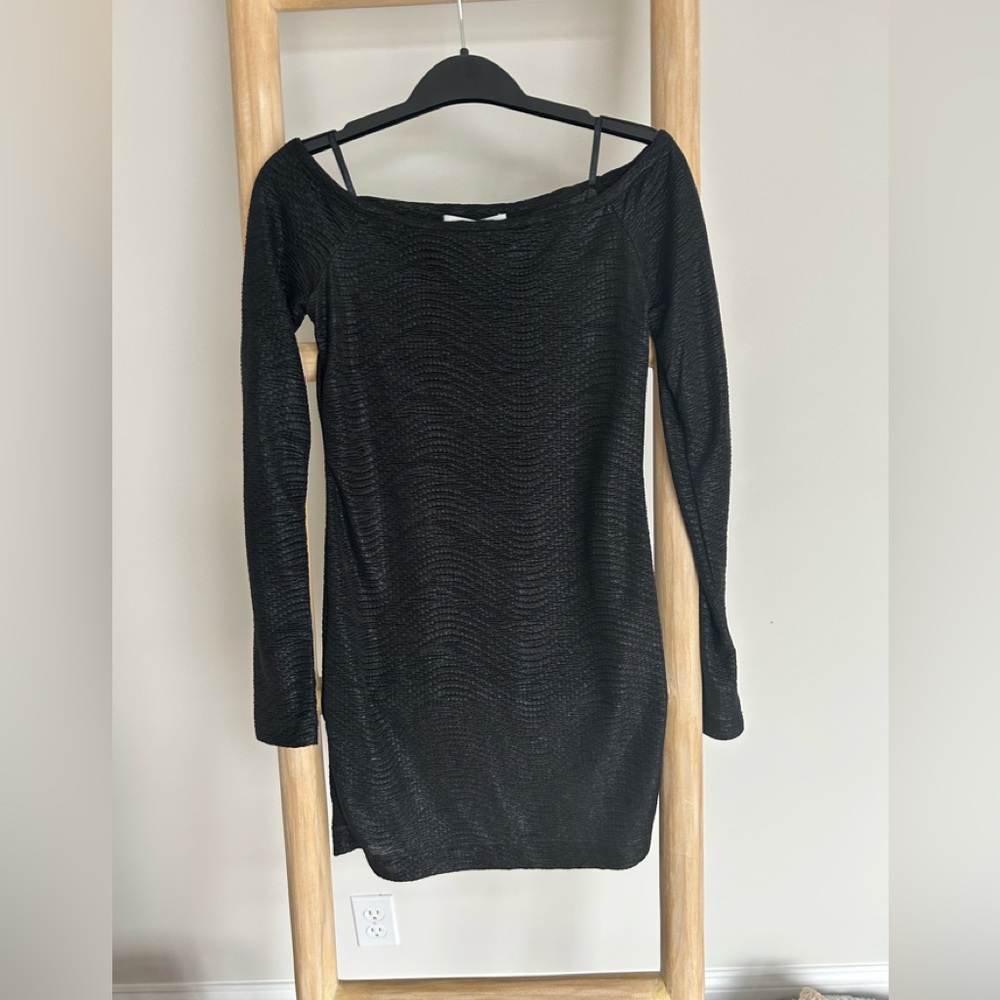 BCBGeneration black stretch dress mini XXS